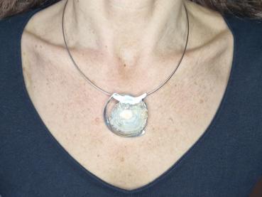 Chalcedonrose Kettenanhänger